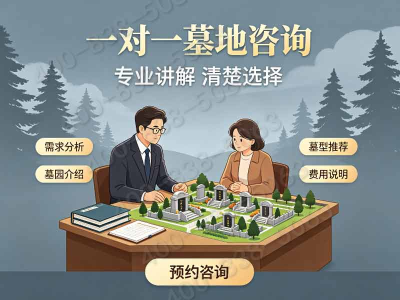 金山陵园高地观景墓碑分层底价 日常洒水除尘服务免费一年详情咨询及报价